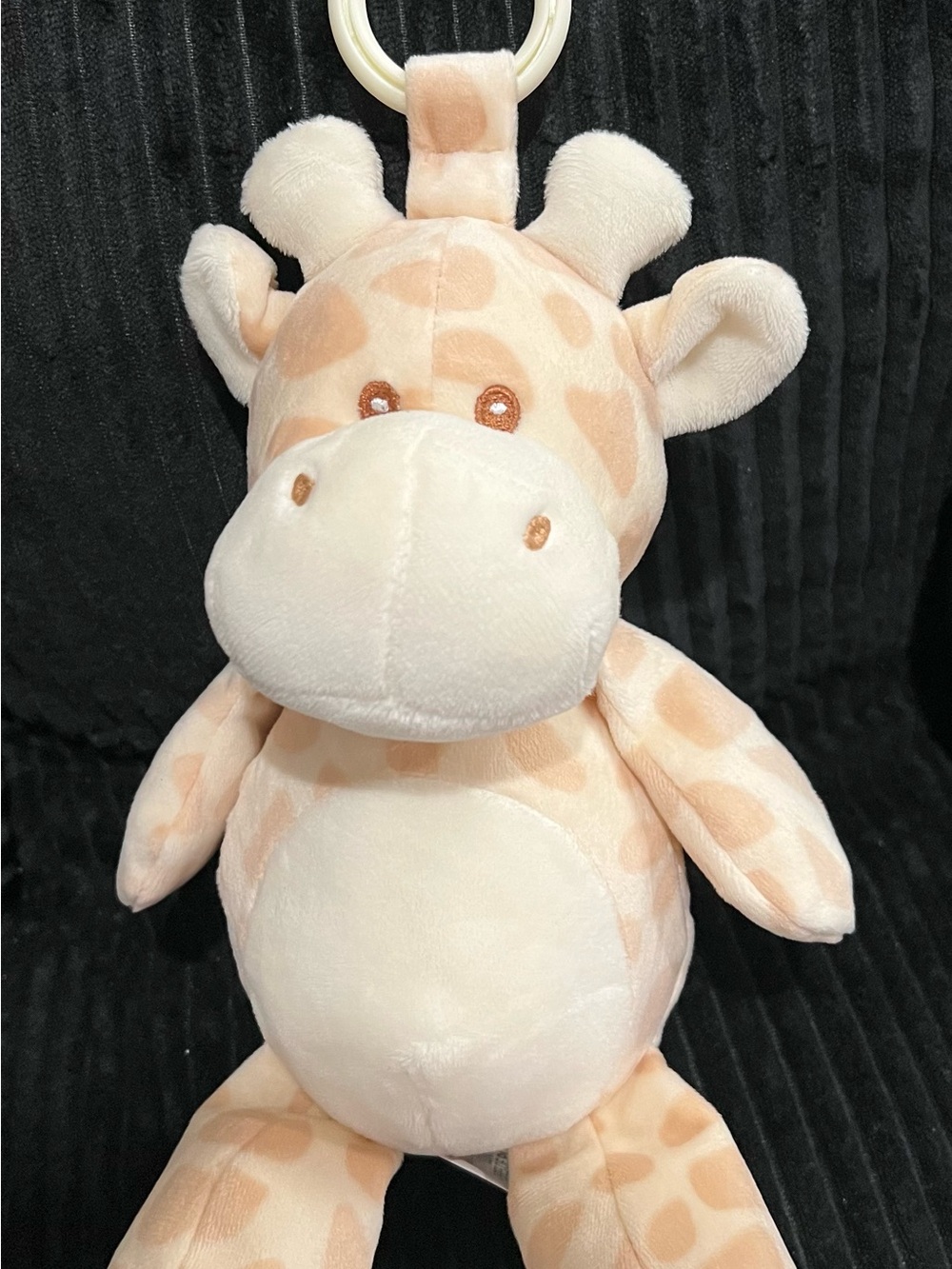 Kellytoy Beige & Cream Giraffe Plush Keychain